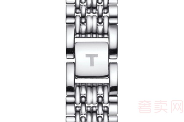 Tissot 天梭魅时系列钢带石英女表T1092101103100表带细节图