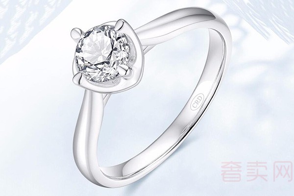 二手CRD克徕帝 传承系列 50分铂金钻石戒指