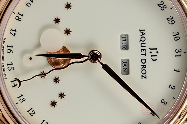 二手雅克德罗星辰系列J012613200腕表表盘细节