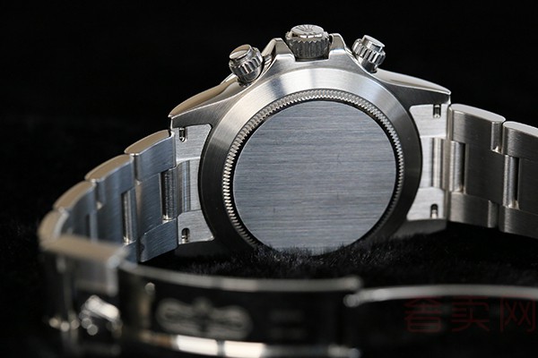 二手劳力士宇宙计型迪通拿系列116520-78590 黑盘腕表(黑钢迪)背面展示